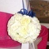 bridal pomander: flower ball