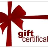 GIFT CERTIFICATES GIFT CERTIFICATES
