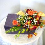 flower decorated gift box