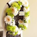 Chair back floral arrangement, photo credit: Better Homes and Gardens