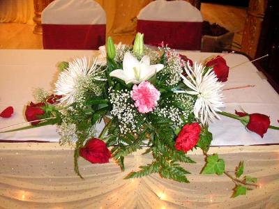 wedding head table arrangement wedding head table arrangement