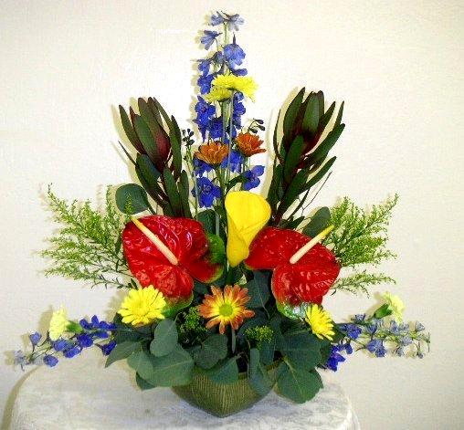 European floral arrangement