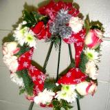 easel mounted wreath