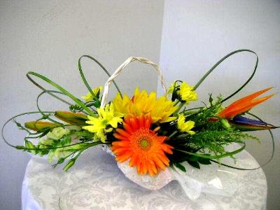 Basket Floral Arrangement Basket Floral Arrangement