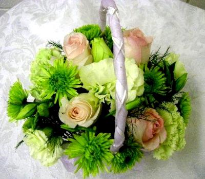 basket flower decoration