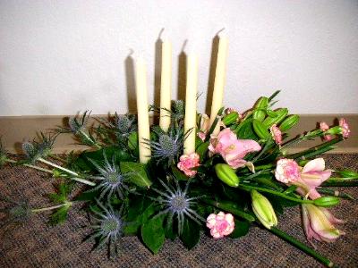 candle arrangement candle arrangement