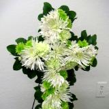 funeral cross arrangement